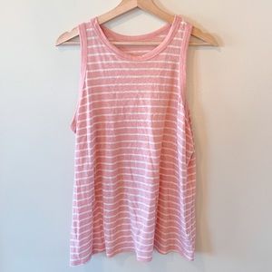 A New Day Striped Pink Tank Top